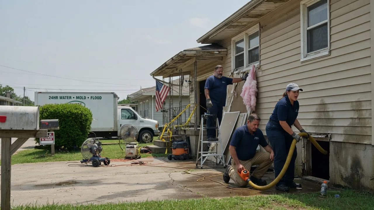 Water Damage Repair in Jackson Center, OH near me